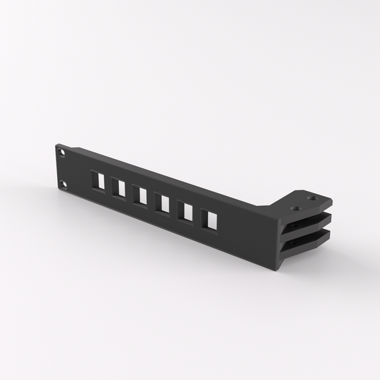 1U Rack Mount 19" - Keystone Panel