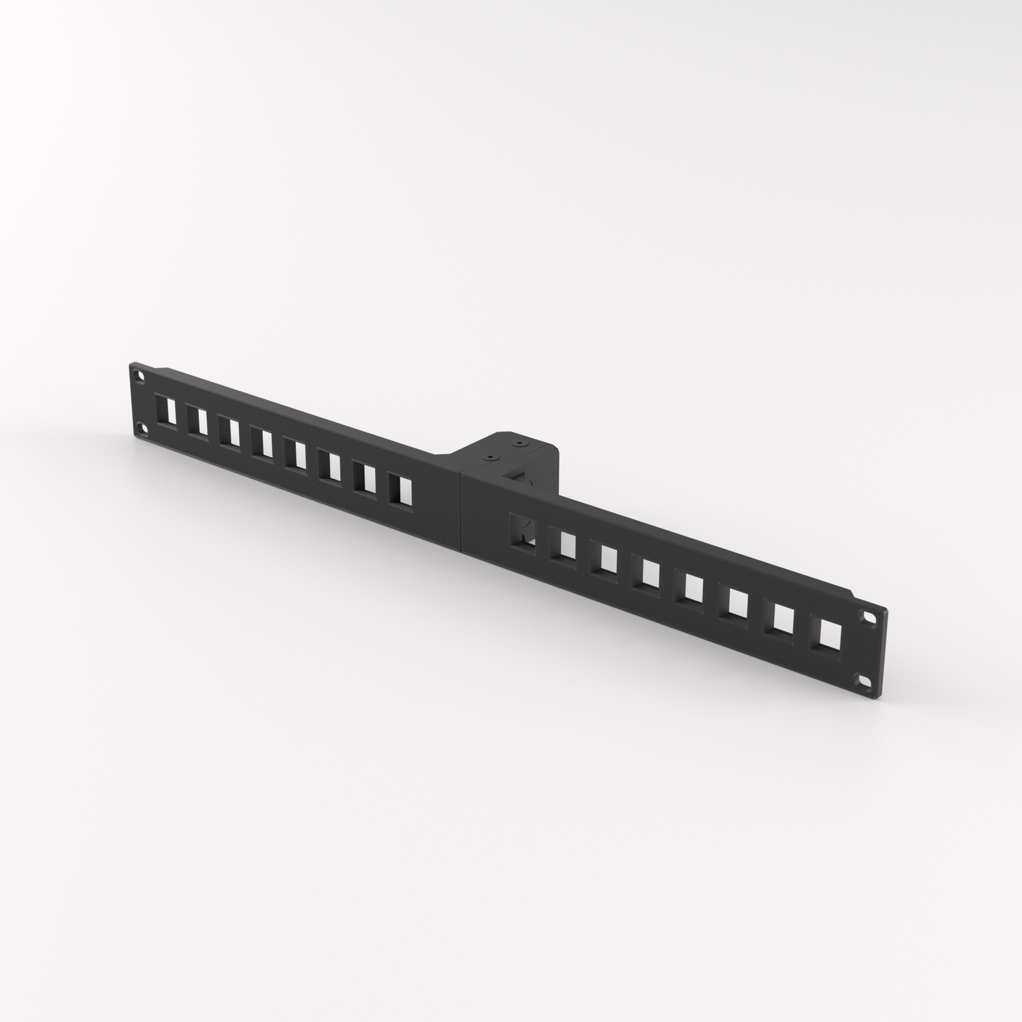 1U Rack Mount 19" - Keystone Panel