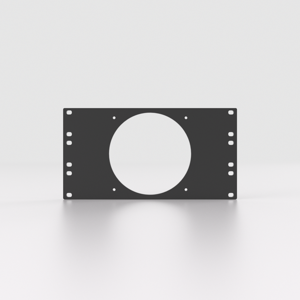 3U Rack Mount 10" – 120mm Fan Mount