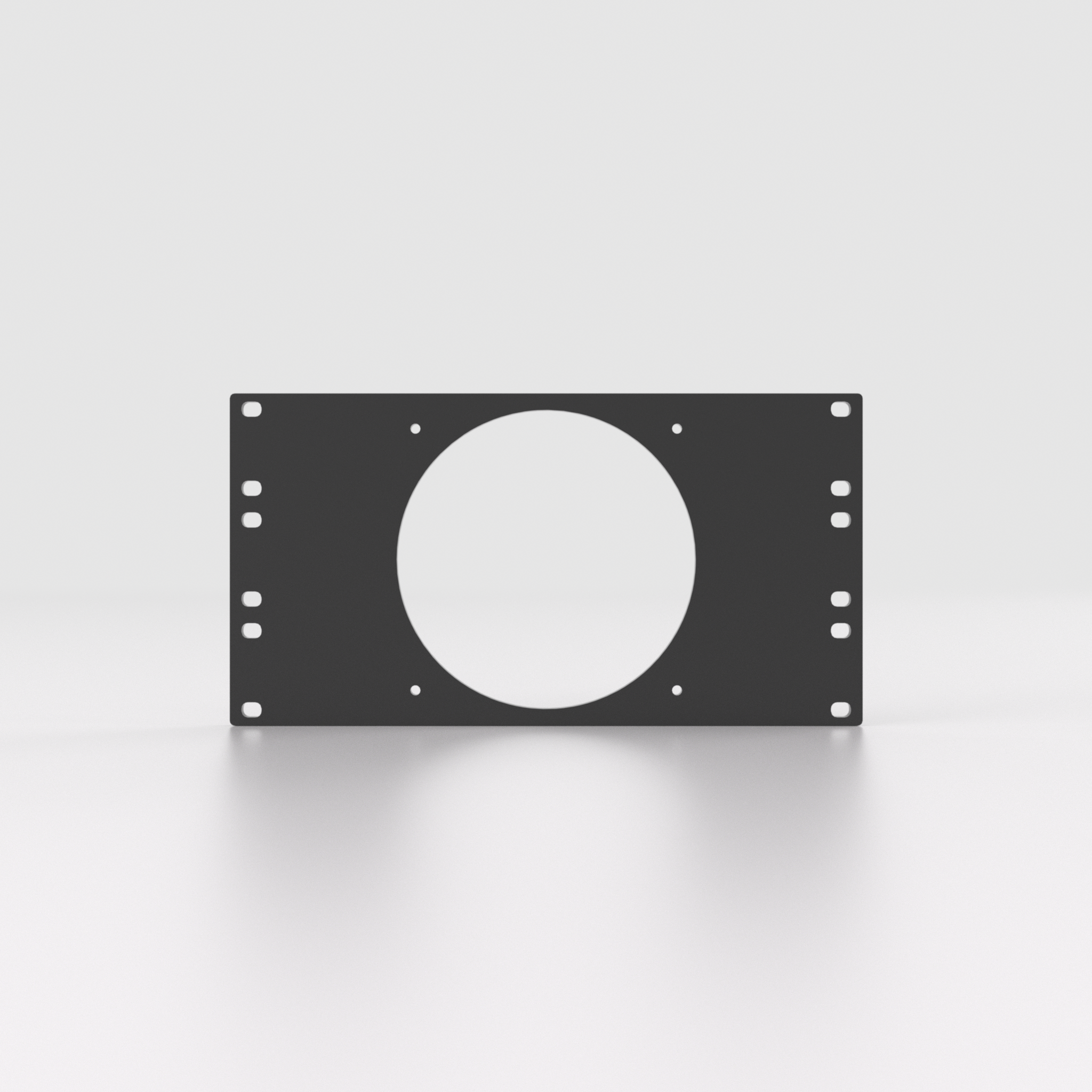 3U Rack Mount 10" – 120mm Fan Mount