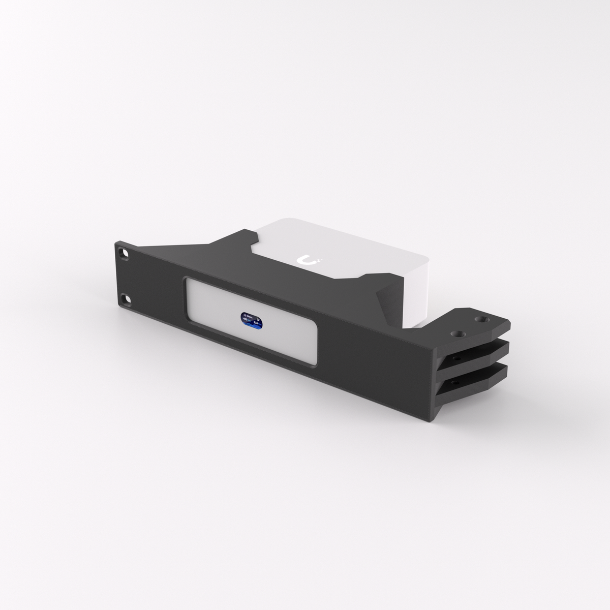 1U Rack Mount 19" - UniFi Express 7 — Black / Single mount only