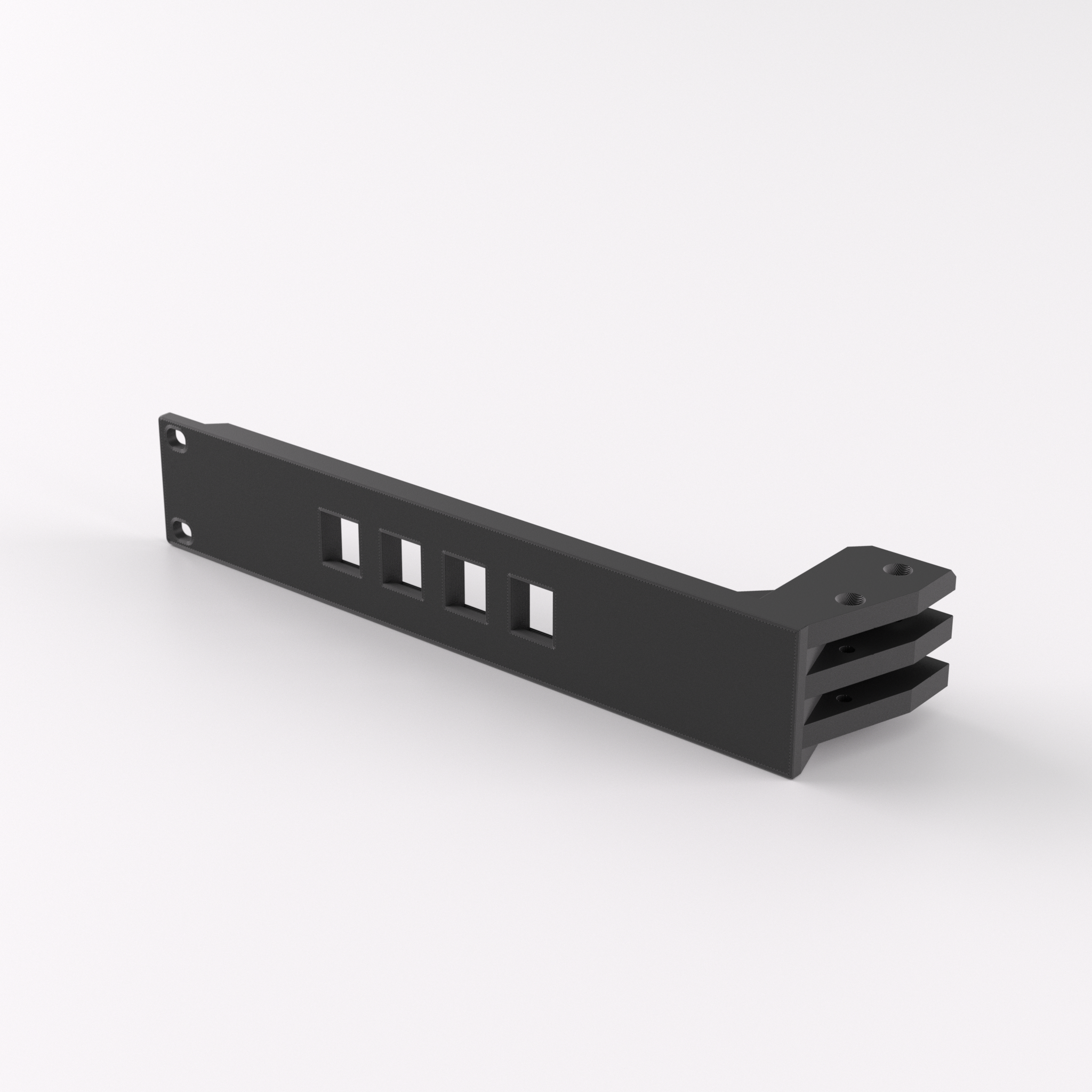1U Rack Mount 19" - Keystone Panel