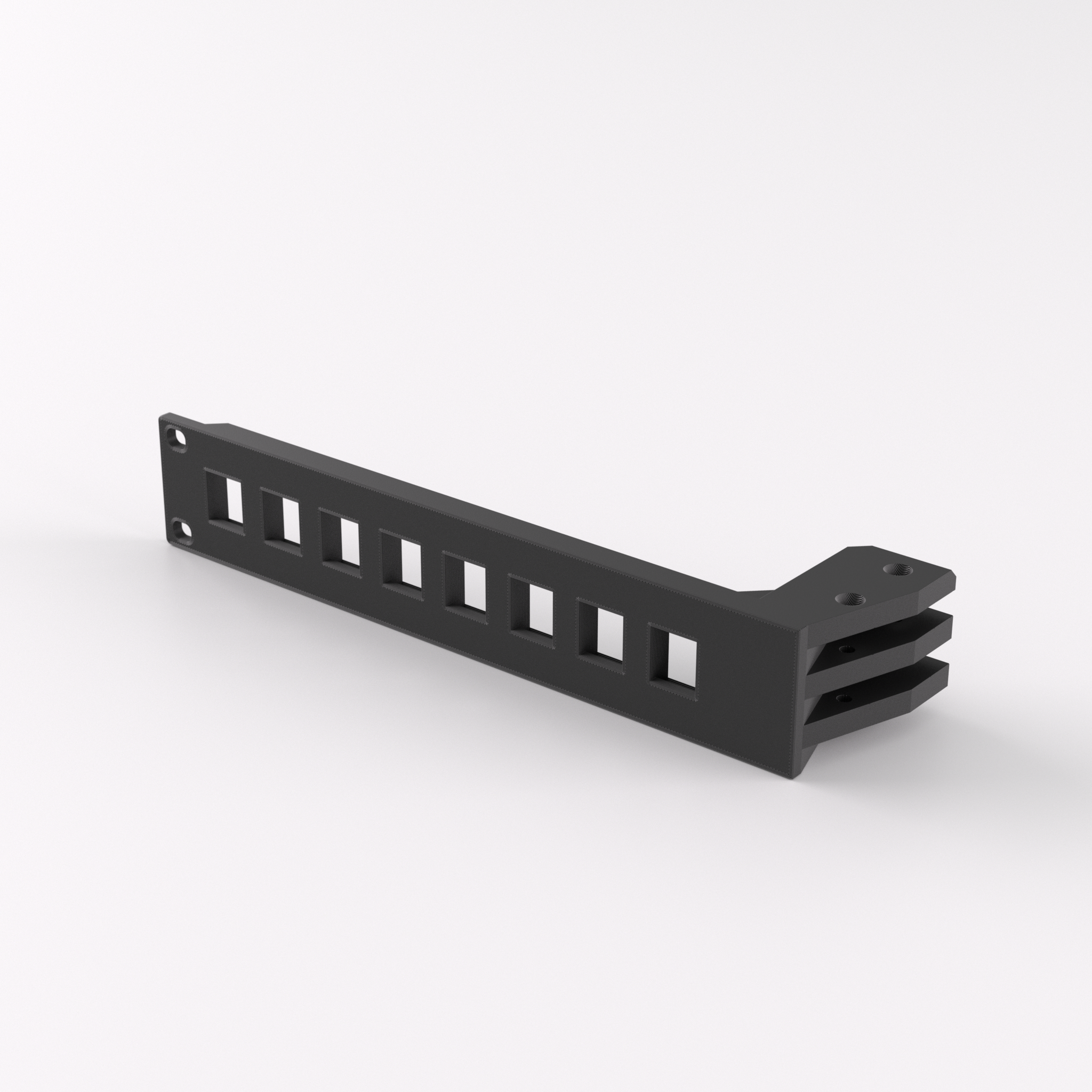 1U Rack Mount 19" - Keystone Panel