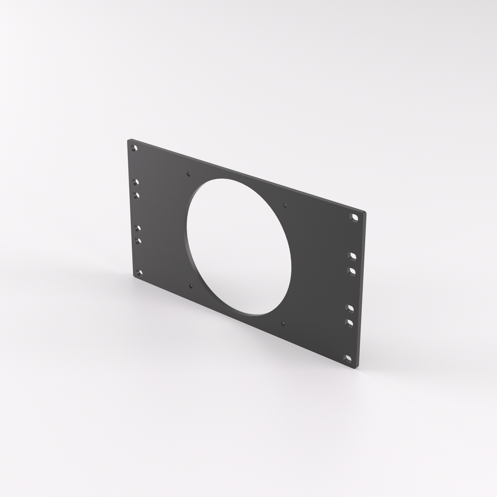 3U Rack Mount 10" – 120mm Fan Mount