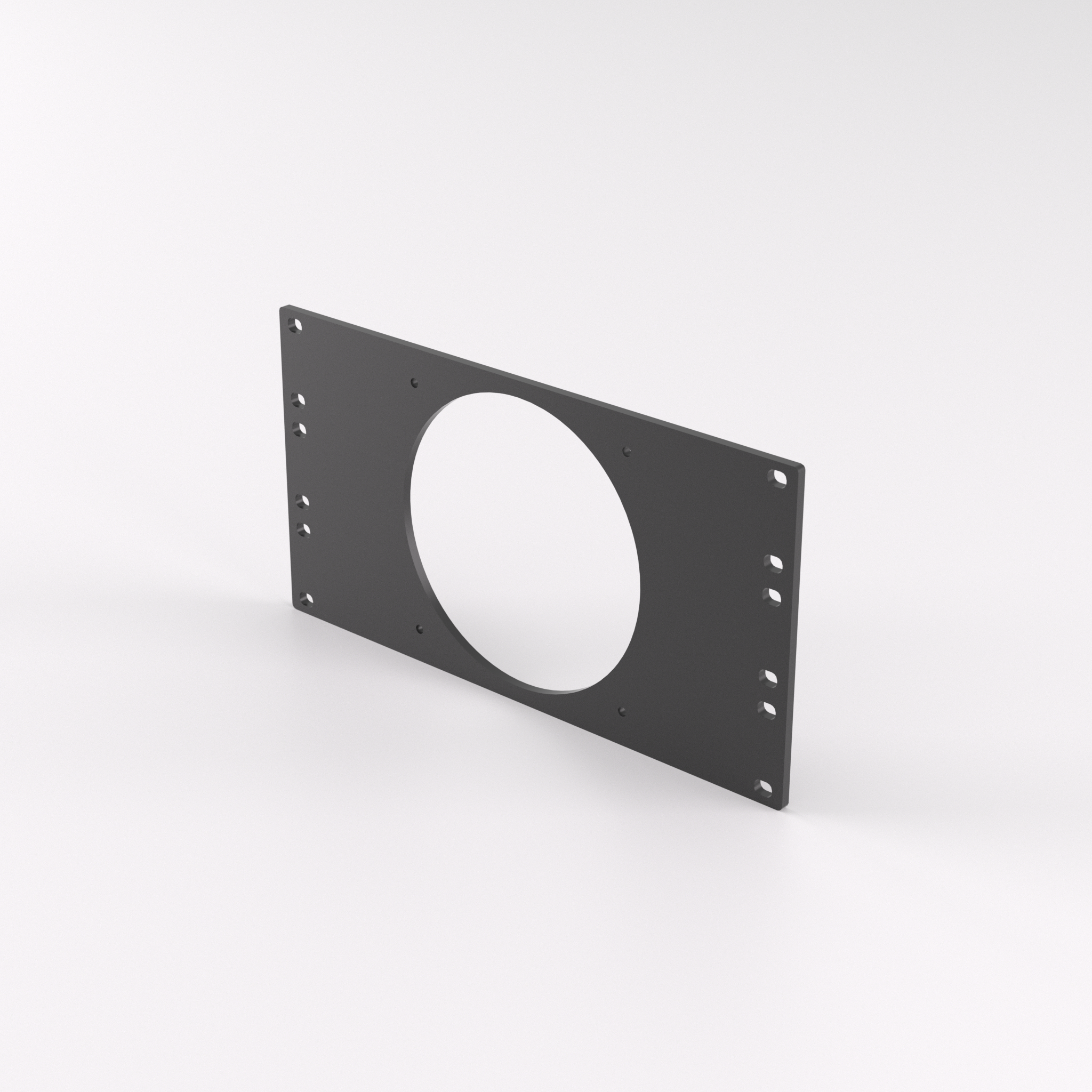 3U Rack Mount 10" – 120mm Fan Mount