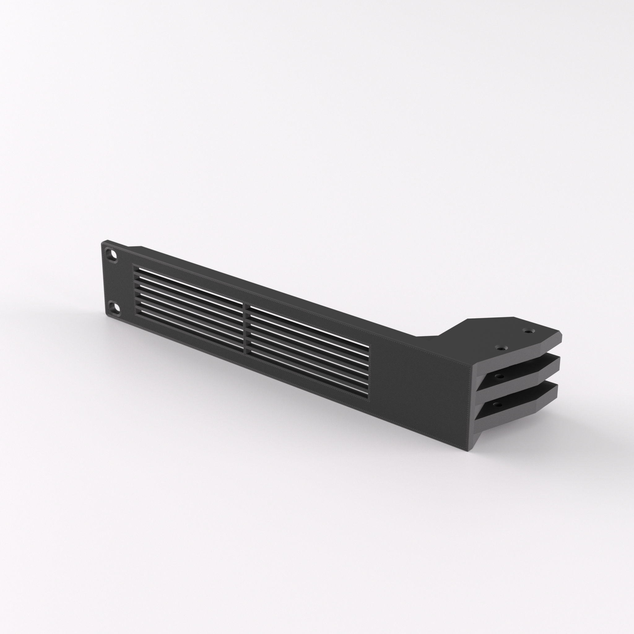 1U Rack Mount 19" - Vented Panel