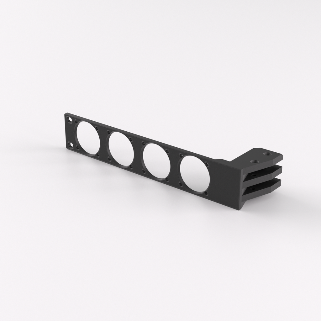 1U Rack Mount 19" - 40mm Fan Mount