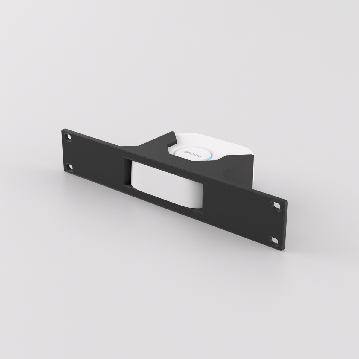1U Rack Mount 10" – Philips Hue Hub Bridge — Black