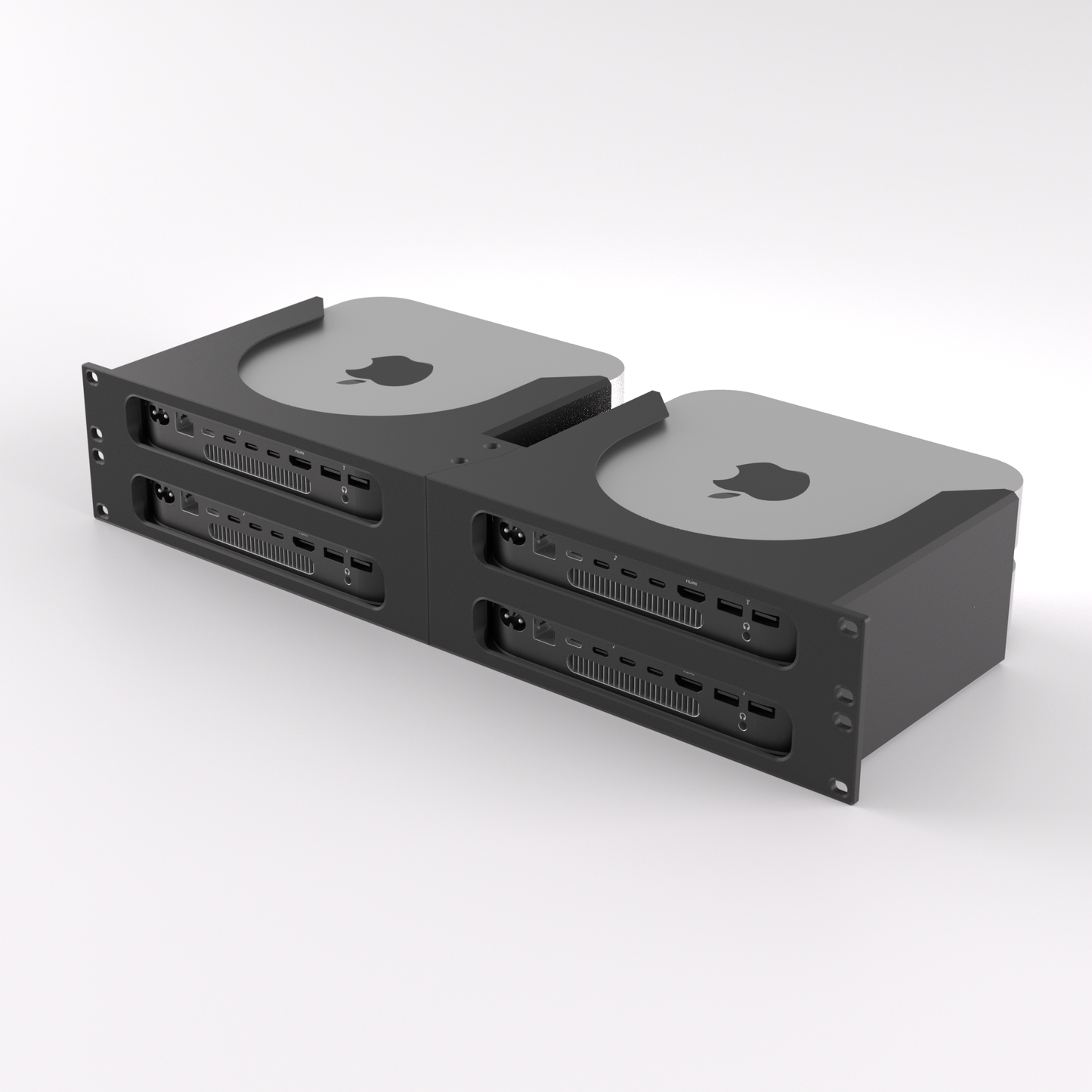 2U Rack Mount 19" - Dual Apple Mac Mini