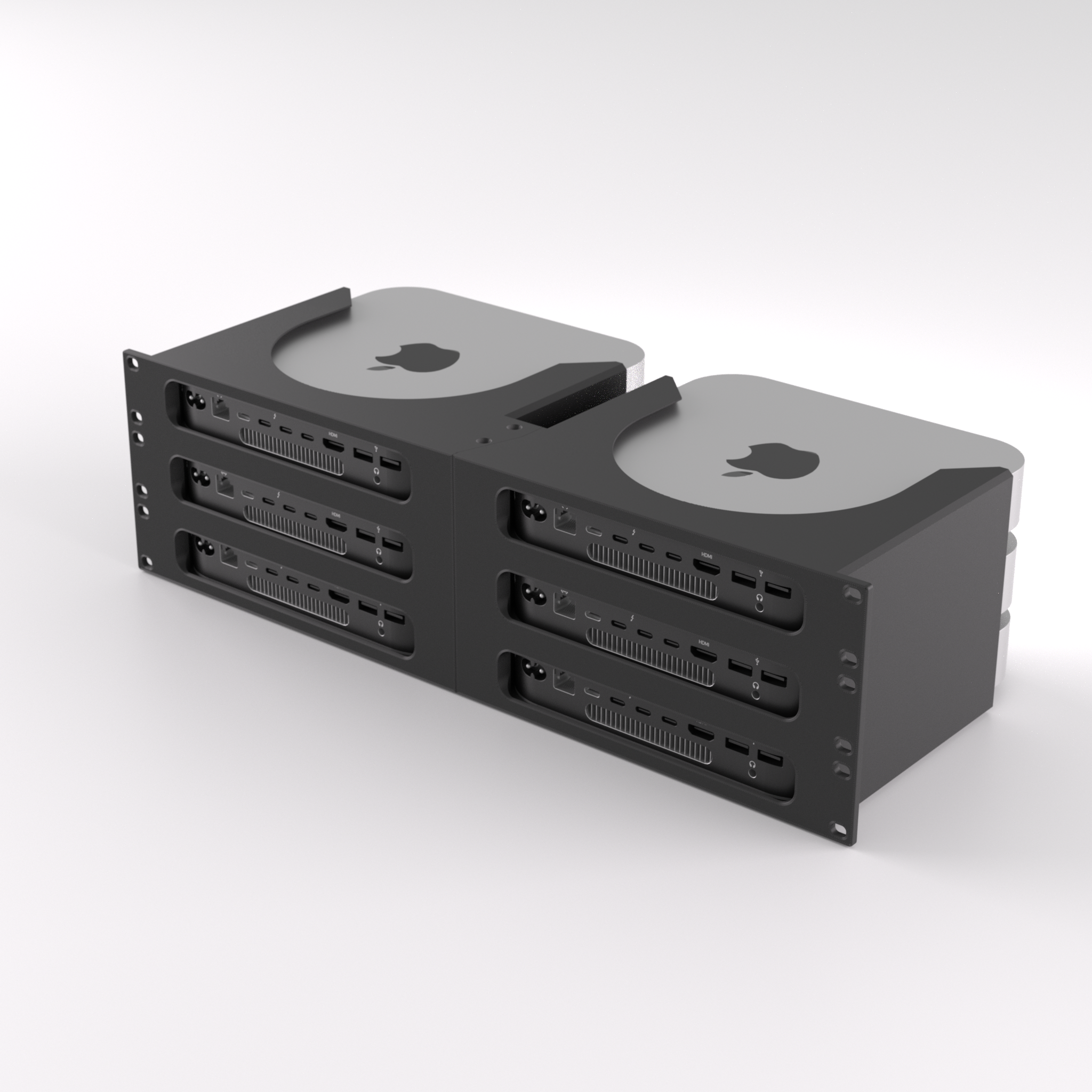3U Rack Mount 19" - Apple Mac Mini