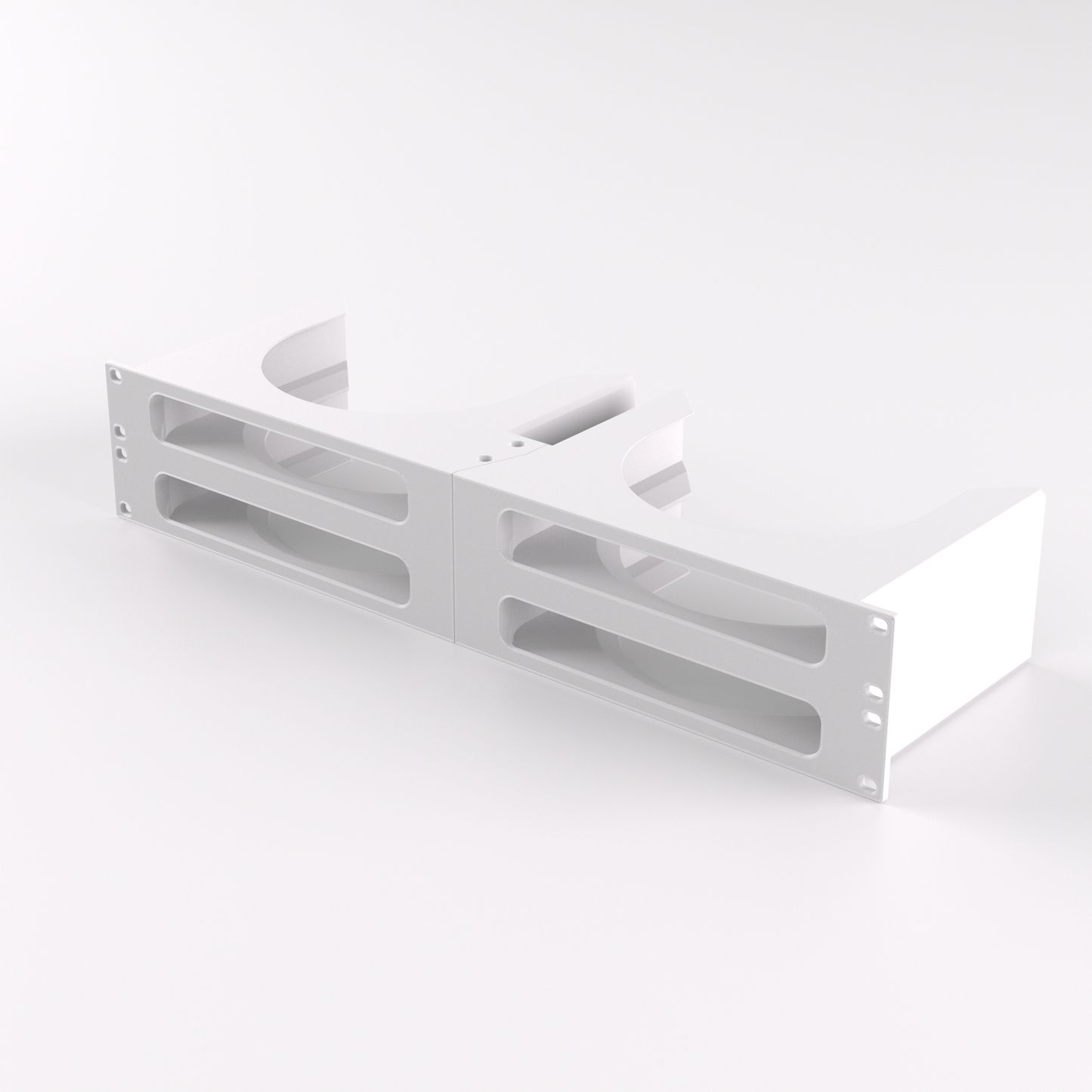 2U Rack Mount 19" - Dual Apple Mac Mini