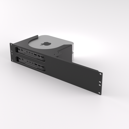 2U Rack Mount 19" - Dual Apple Mac Mini