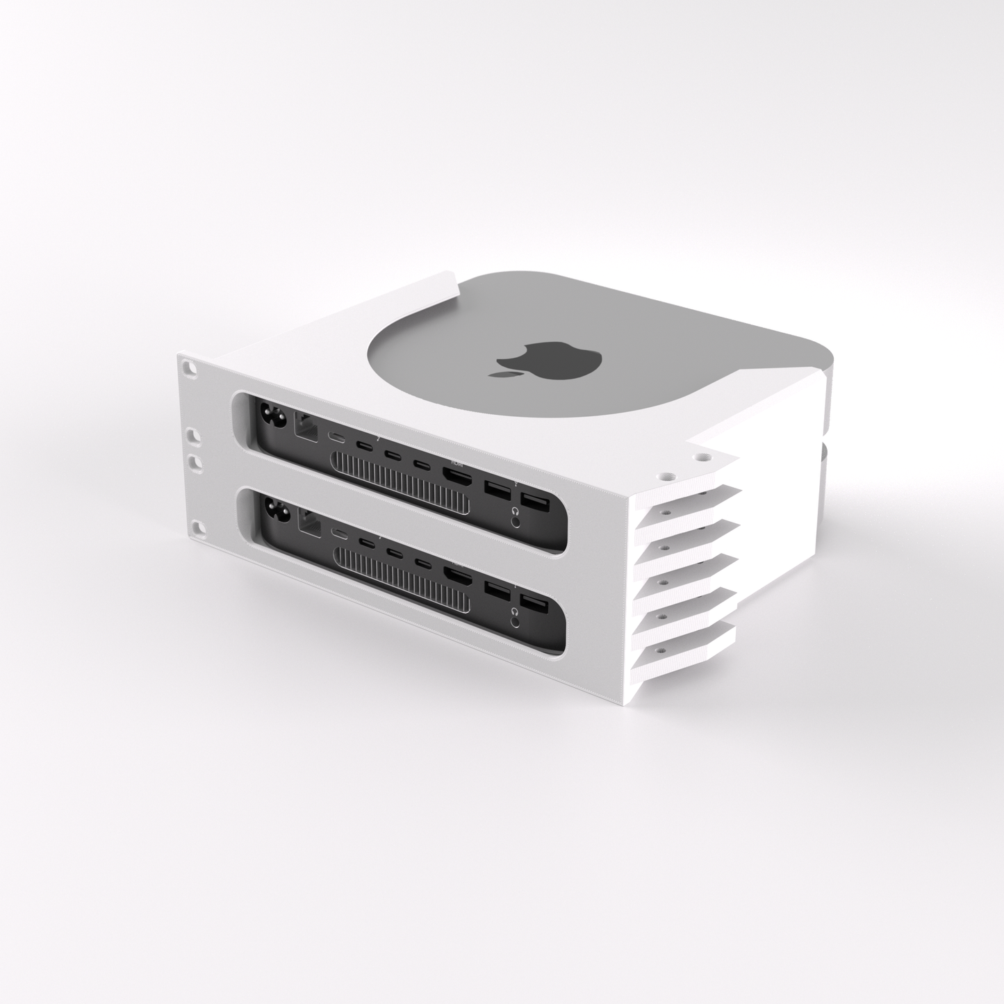 2U Rack Mount 19" - Dual Apple Mac Mini