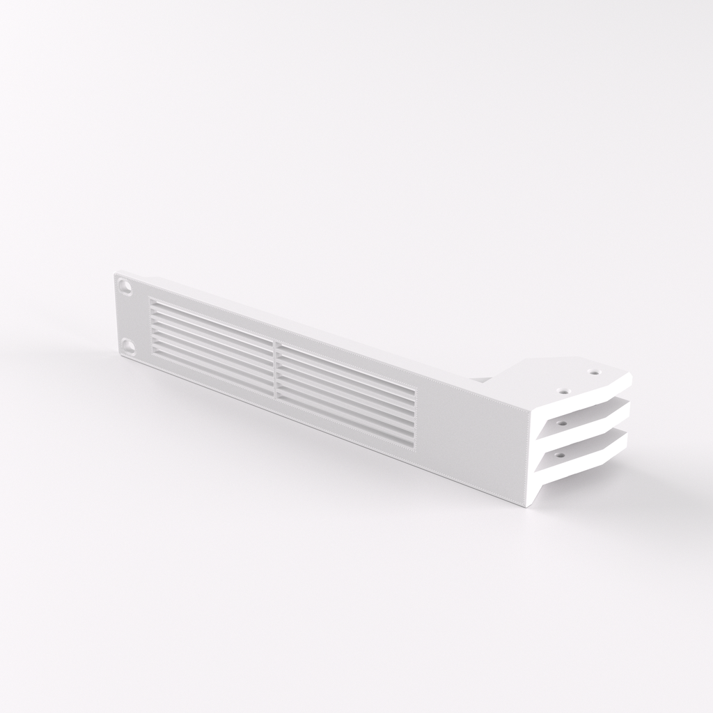 1U Rack Mount 19" - Vented Panel