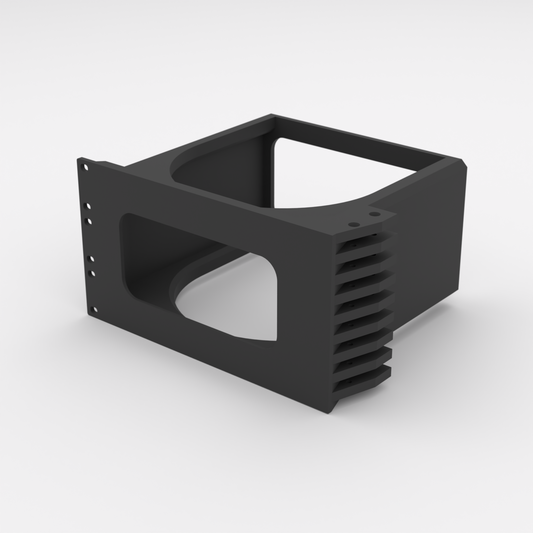 3U Rack Mount 19" - Apple Mac Studio — Black — Single mount only
