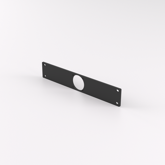 1U Rack Mount 10" – 40mm Fan Mount — Black — 40mm x1