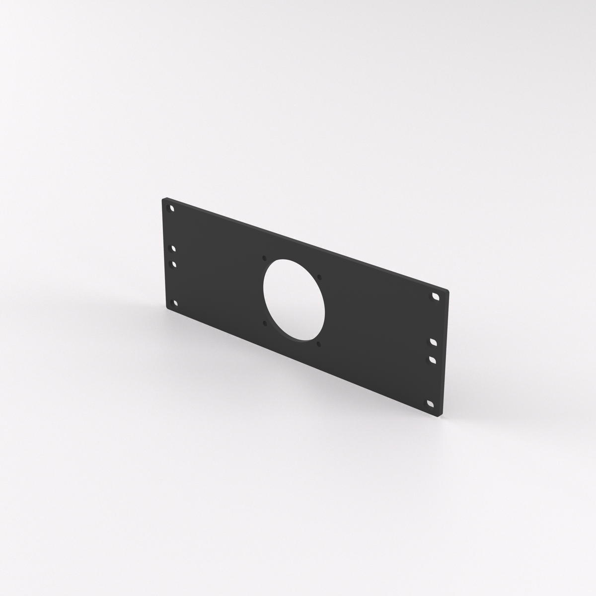 Soporte de rack de 2U y 10" – Soporte para ventiladores de 60mm — Black / 60mm x1