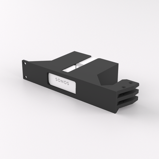 1U Rack Mount 19" - Sonos Bridge — Black — Single mount only