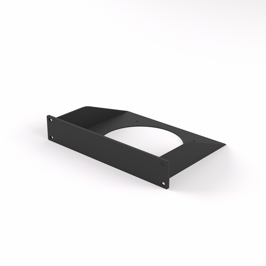 1U Rack Mount 10" – 140mm Fan Shelf — Black