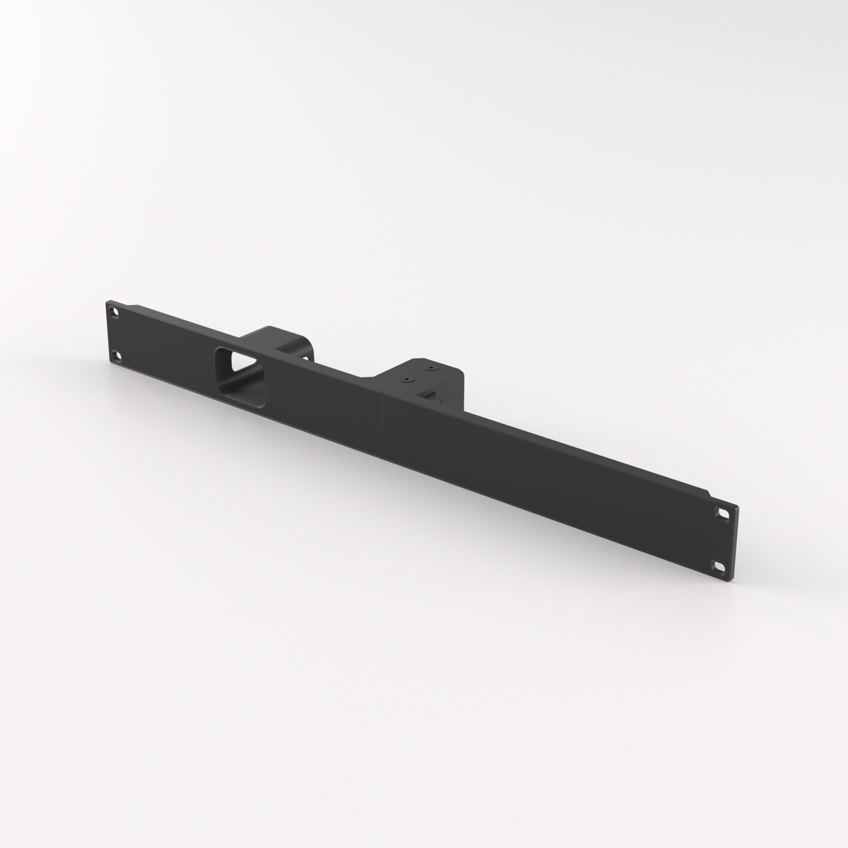 1U Rack Mount 19" - JetKVM — Black / Single mount only / x1