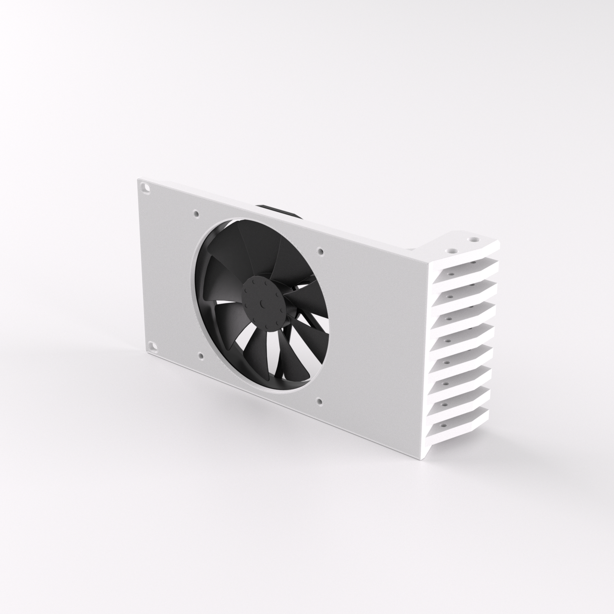 3U Rack Mount 19" - 120mm Fan Mount