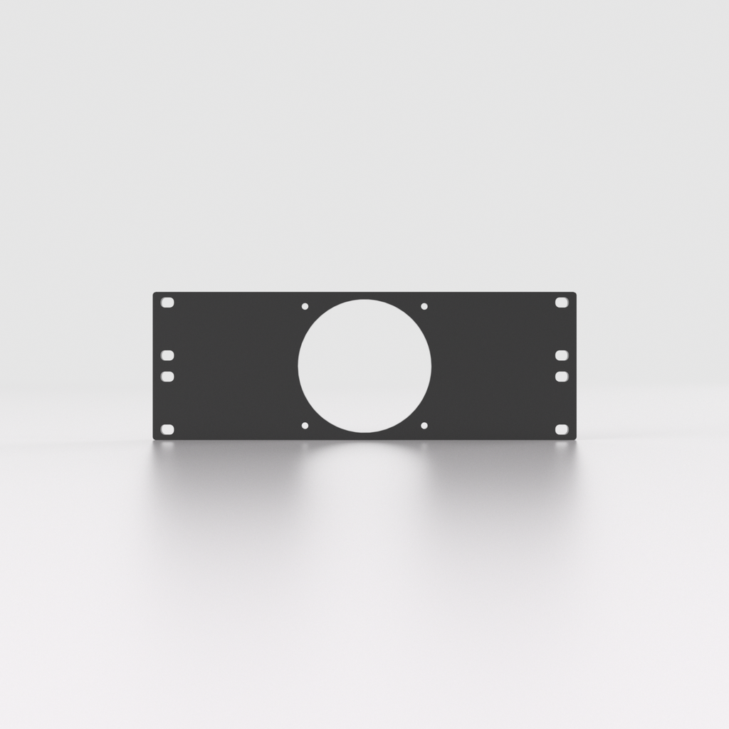 2U Rack Mount 10" – 80mm Fan Mount
