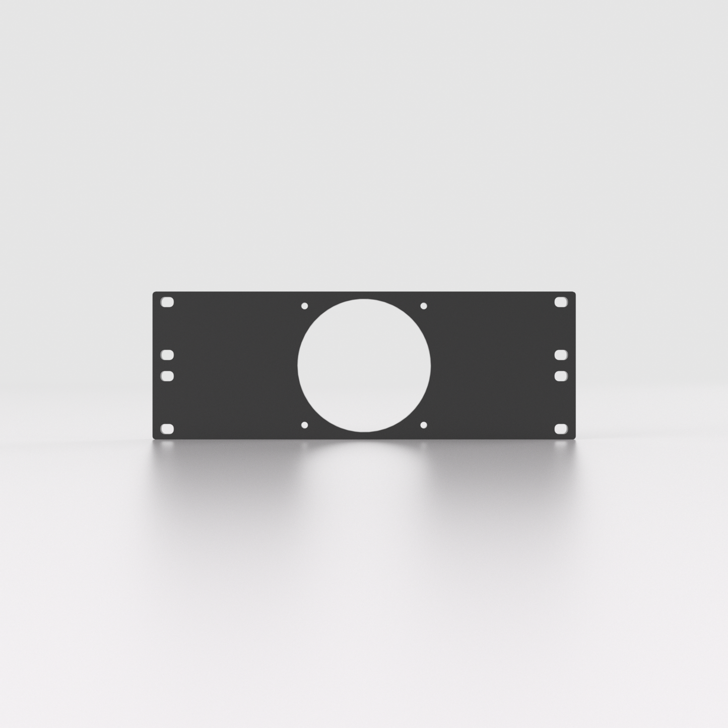2U Rack Mount 10" – 80mm Fan Mount