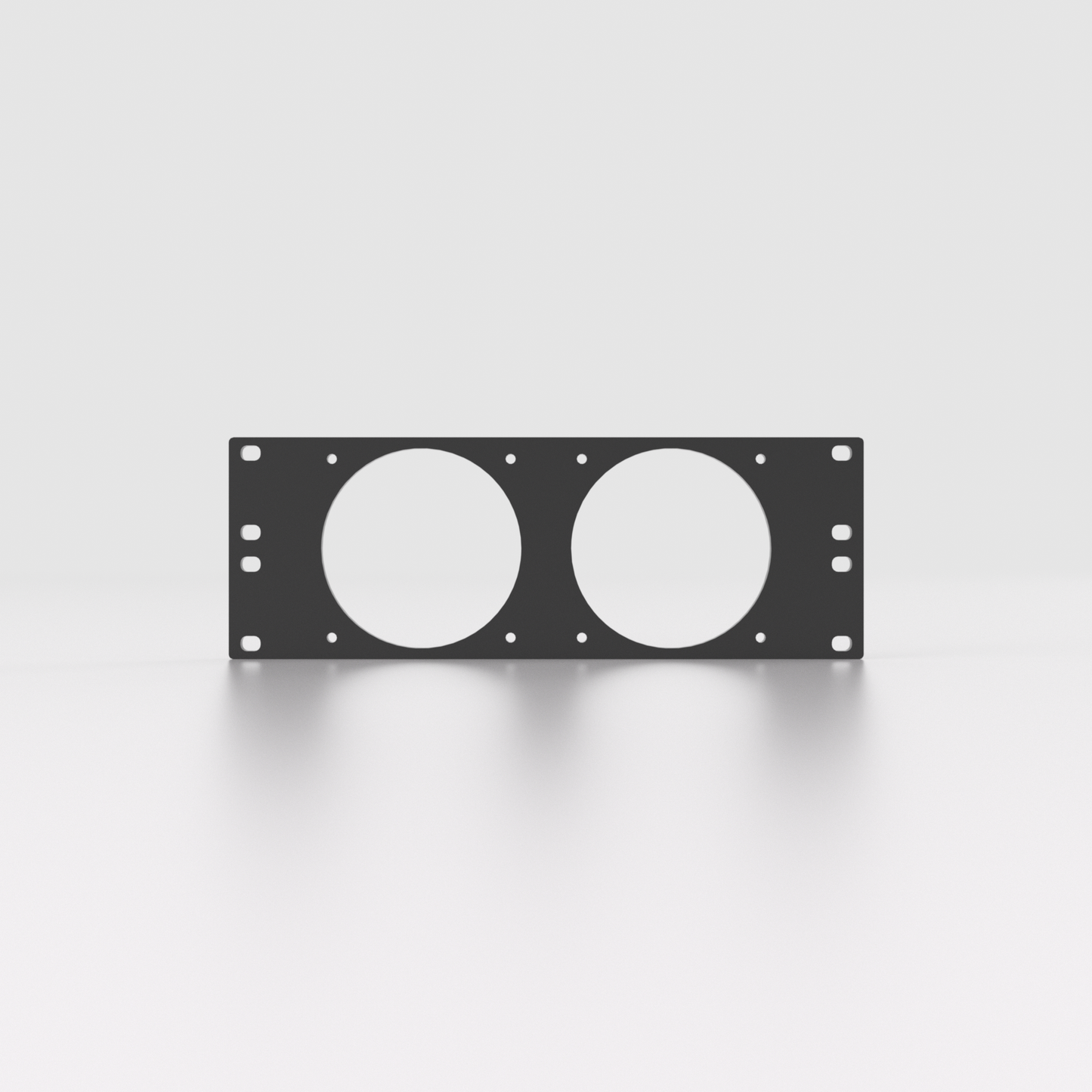 2U Rack Mount 10" – 80mm Fan Mount