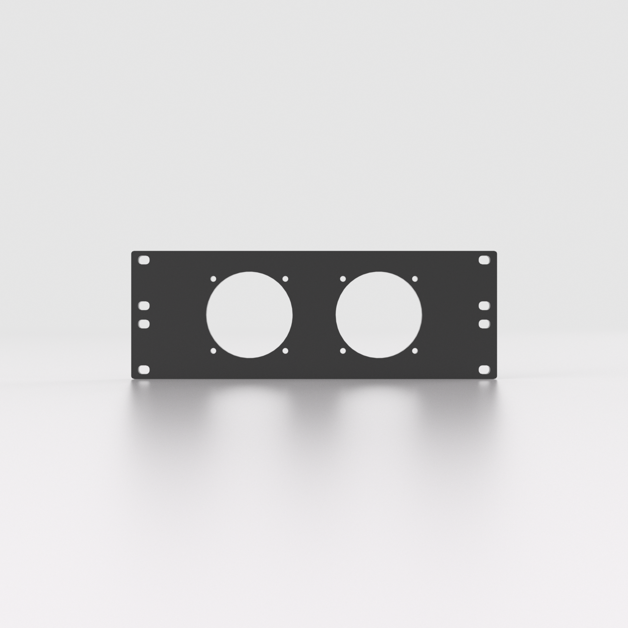 2U Rack Mount 10" – 60mm Fan Mount