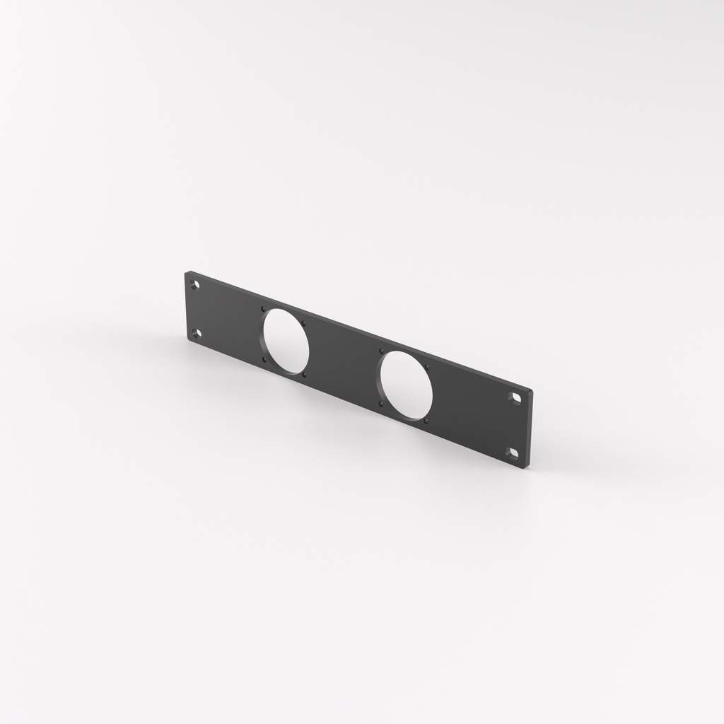 1U Rack Mount 10" – 40mm Fan Mount