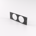 2U Rack Mount 10" – 80mm Fan Mount
