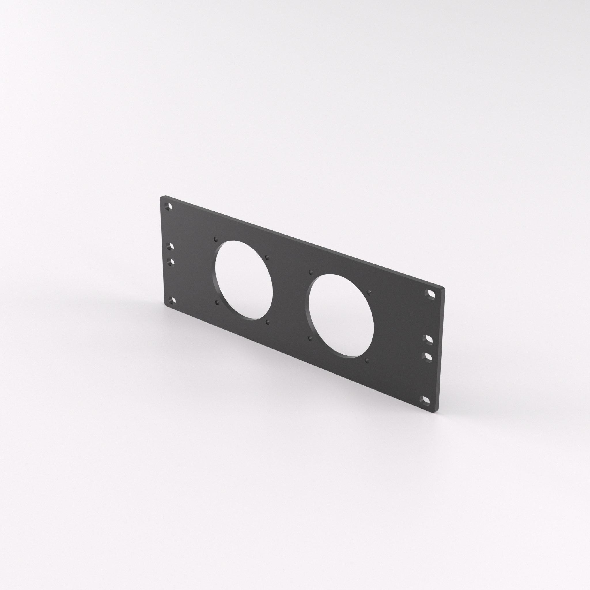 2U Rack Mount 10" – 60mm Fan Mount