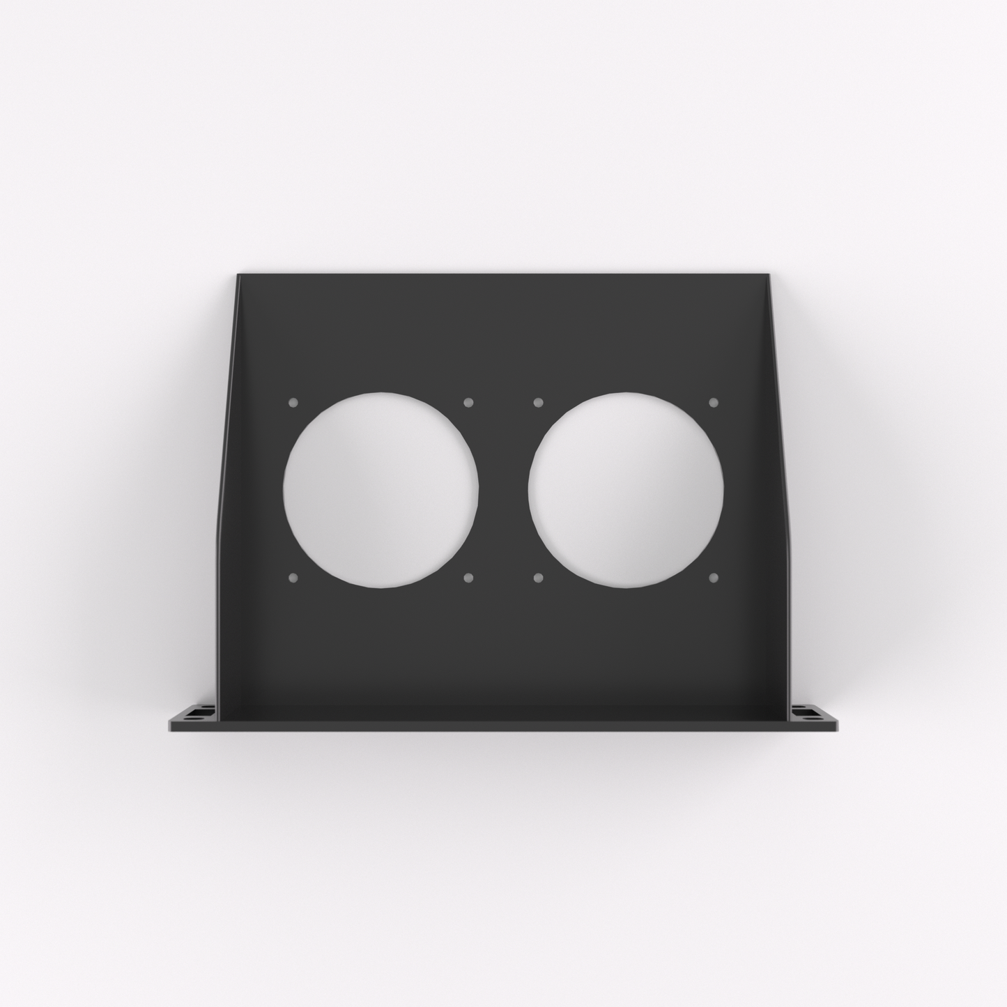 1U Rack Mount 10" – 80mm Fan Shelf
