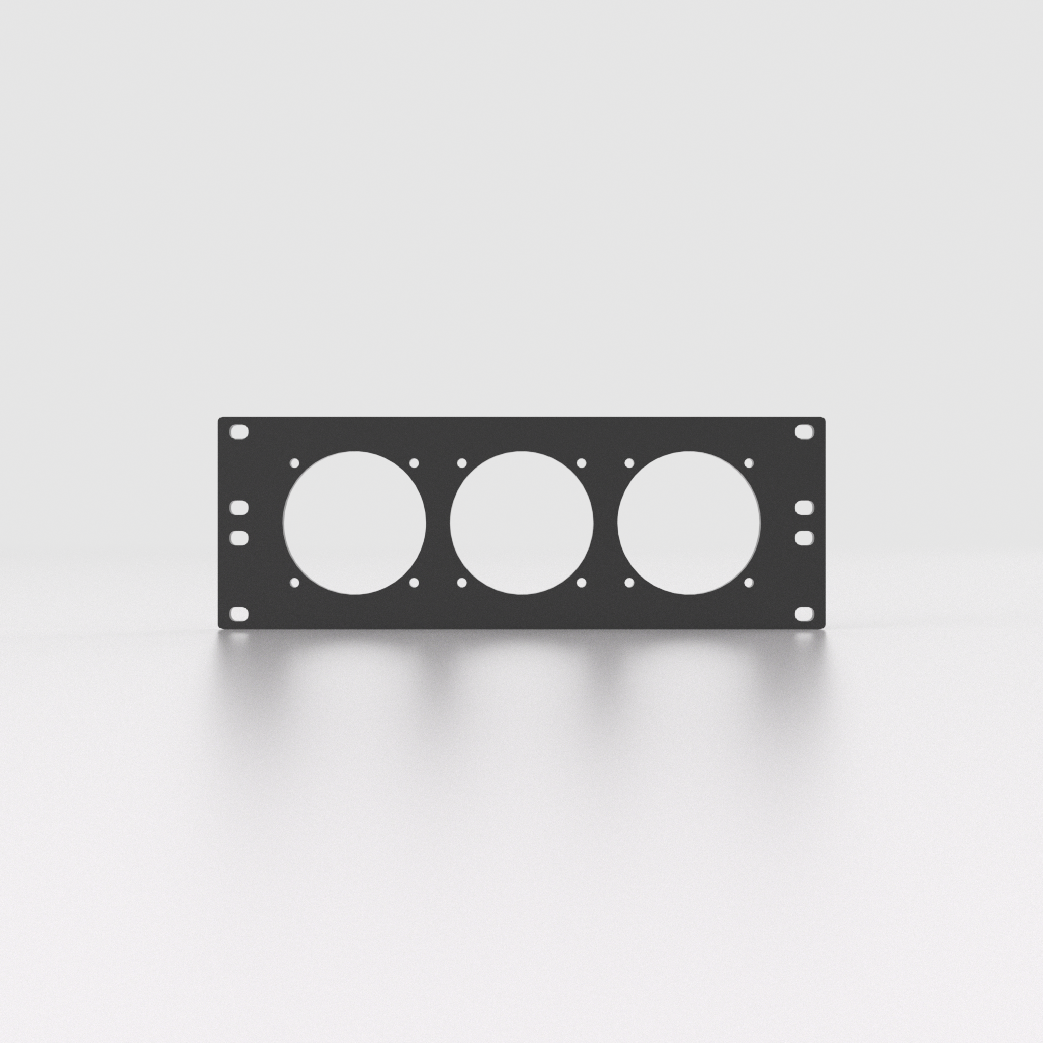 2U Rack Mount 10" – 60mm Fan Mount