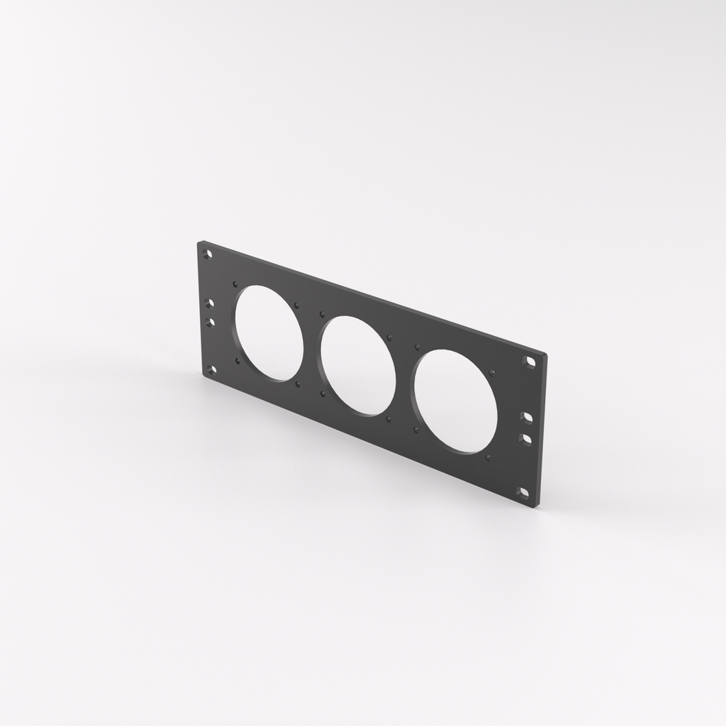 2U Rack Mount 10" – 60mm Fan Mount